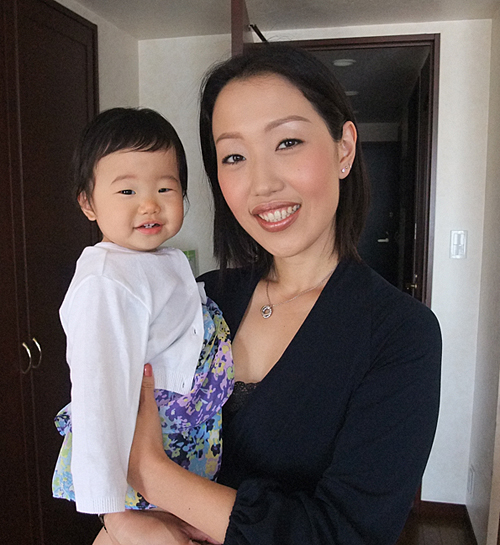 Noriko & daughter Noriko & daughter