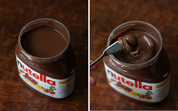 The joy of pening a new jar of Nutella.