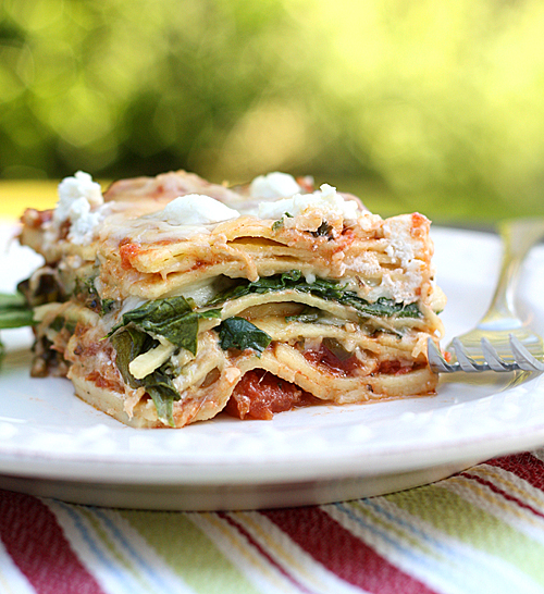 Post image for Spinach Goat Cheese Lasagna + Pasta Party Giveaway!