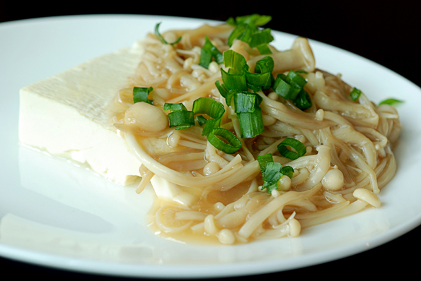 Janet's Tofu no Enoki an Kake