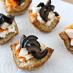 Olive & Herbed Cream Cheese Sandwich Cups