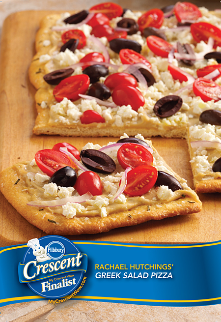 Fuji Mama's Greek Salad Pizza