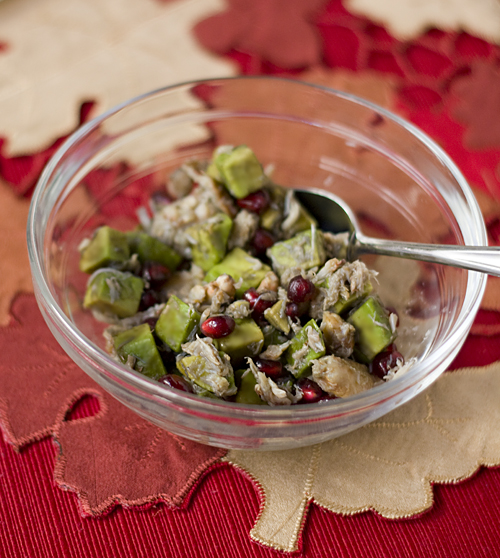 Crab Avocado Pomegranate Salad