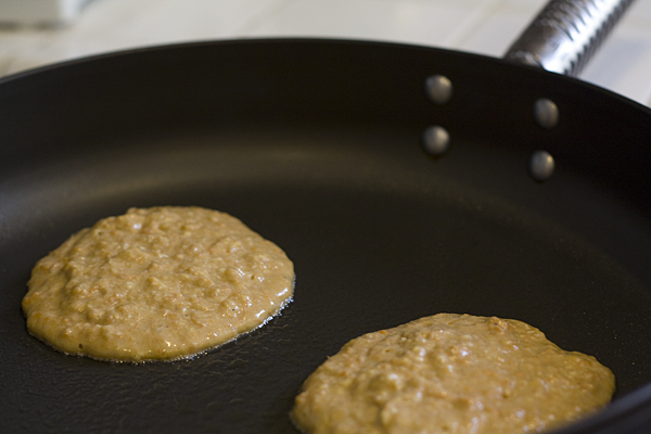 Cooking Sweet Potato Pancakes