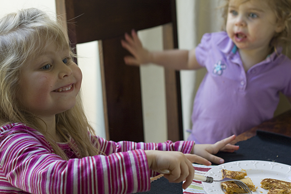 Kids love sweet potato pancakes