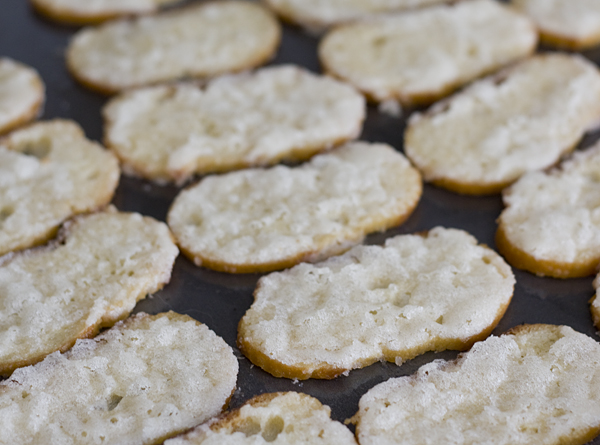 Rusk hot out of the oven