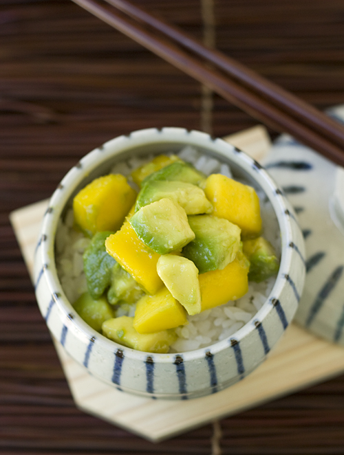 Avocado Mango Rice Bowl