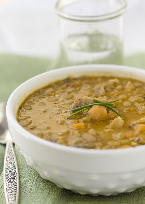 Pork and Lentil Soup