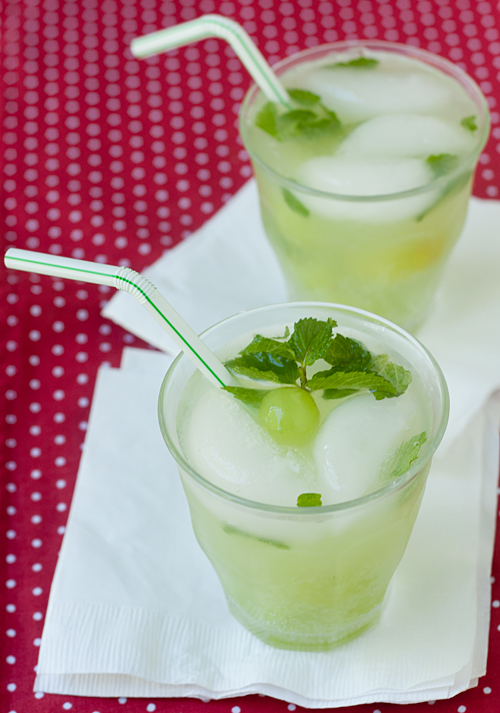 Green Grape Spritzer is a refreshing summer drink