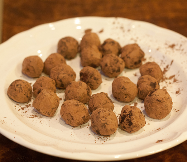 Chocolate Goat Cheese Truffles