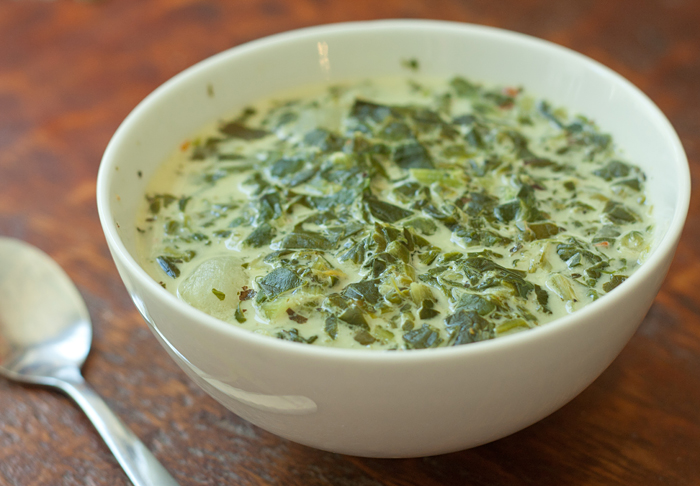 Salad Soup, aka Creamy Spinach Soup