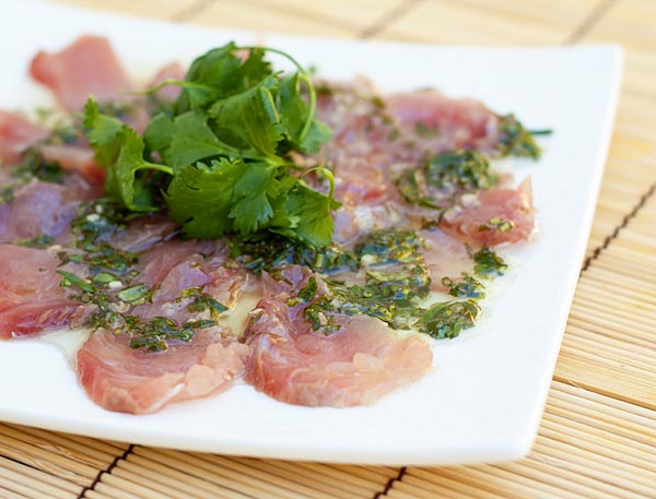 Fresh Hamachi Carpaccio