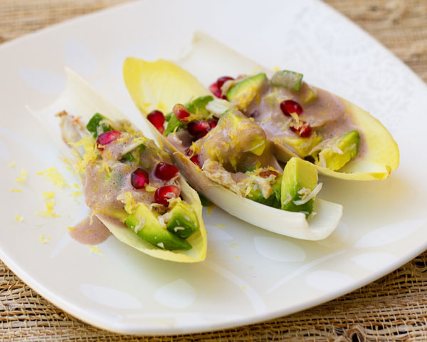 Avocado, Crab, Pomegranate Salad