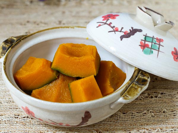 simmered kabocha squash