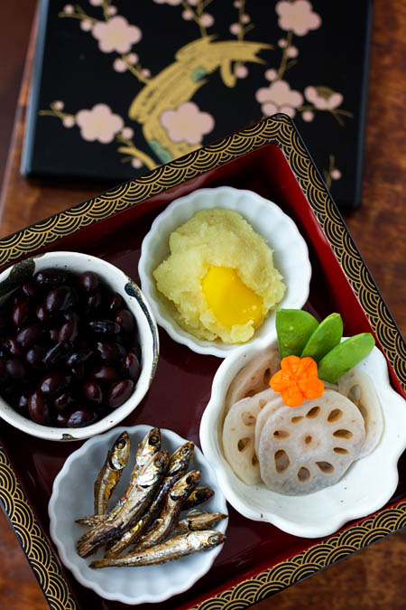 Jubako with osechi