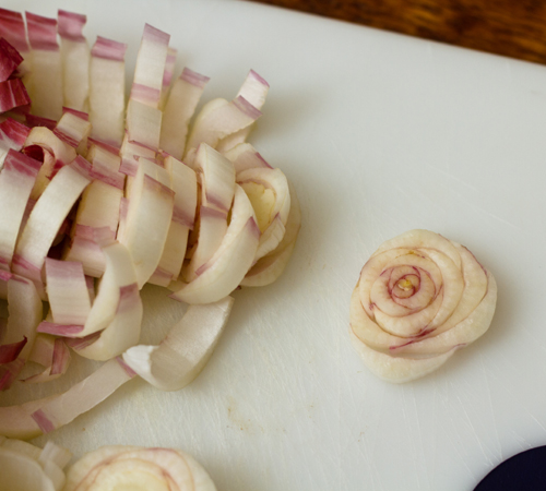 Sliced endive