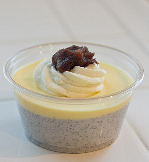 Black Sesame Pudding from Mitsuwa