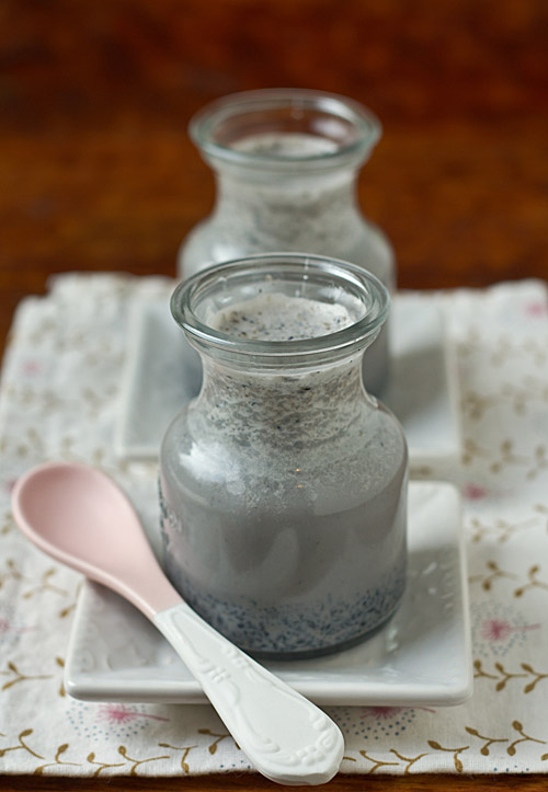 Black Sesame Pudding (Kuro Goma Purin)