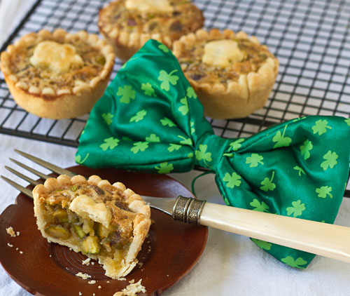 Lucky Mini Honey Pistachio Pies