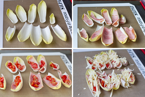 Making Endive Nachos