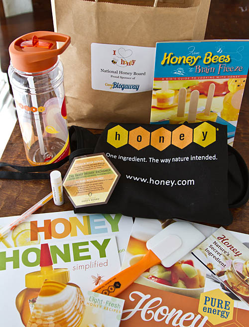 Camp Blogaway goodies from the National Honey Board