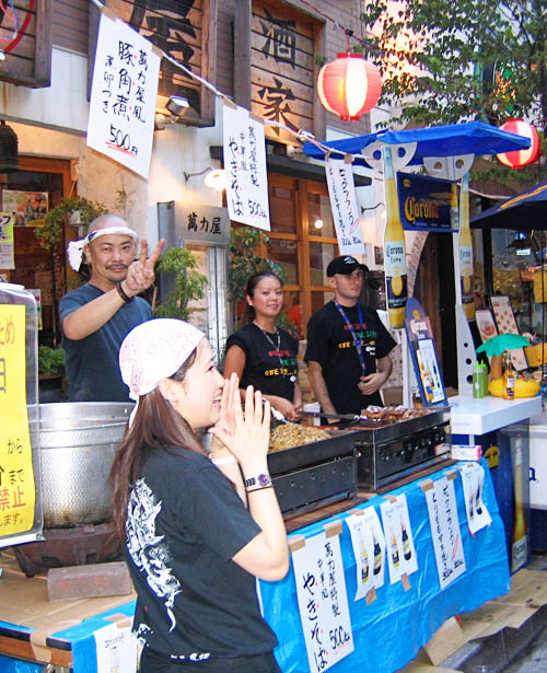 Yakisoba Stall at Azabu Juban Matsuri 2007