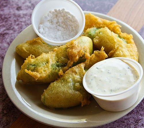 Avocado Fries at The Wayside Cafe