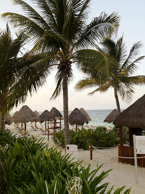 Beach at the Excellence Playa Mujeres in Cancun, Mexico