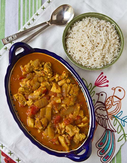 Cancun Chicken Curry with Basmati Rice