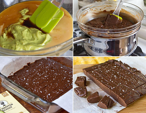 Making Avocado Fudge