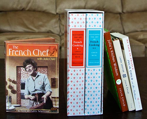 Julia Child books and DVDs