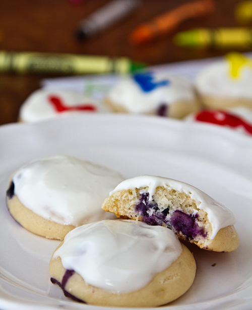 Blueberry Yogurt Cookies