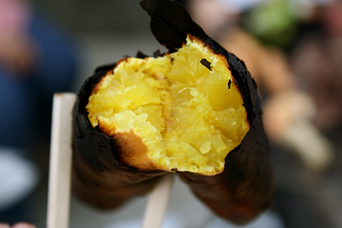 Yaki imo (roasted sweet potato)