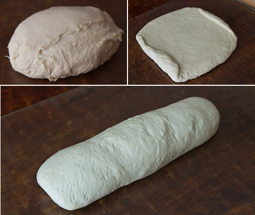 Shaping the shokupan loaf