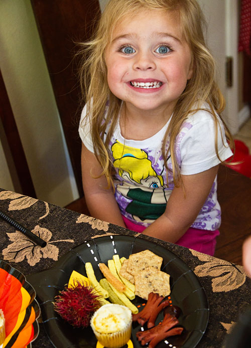 Bug excited to eat