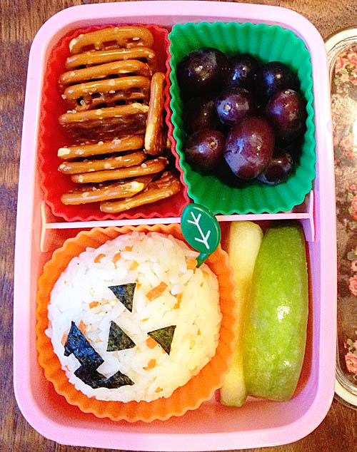 Squirrel's Halloween Bento