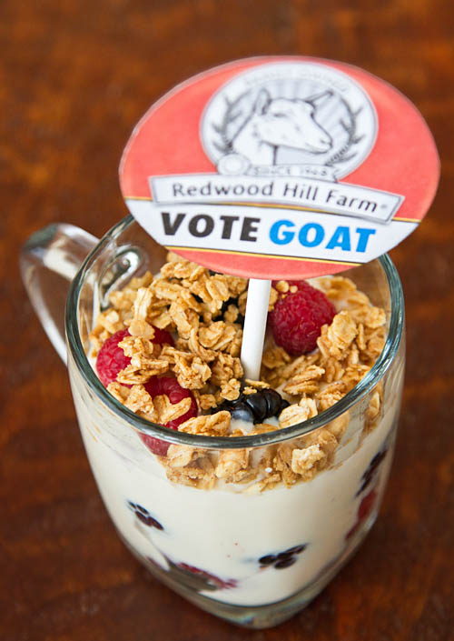 Vote Goat Berry & Goat Yogurt Parfait