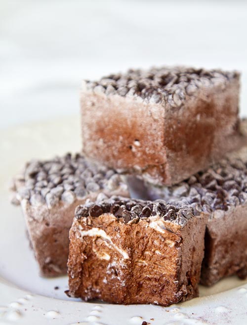 Giant Double Chocolate-Orange Marshmallows