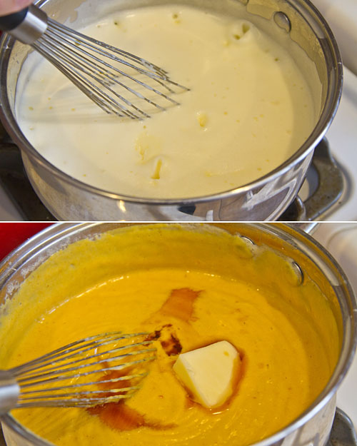 Making Pumpkin Pudding