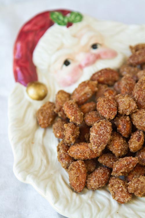 Candied Seven Spice Almonds for Santa