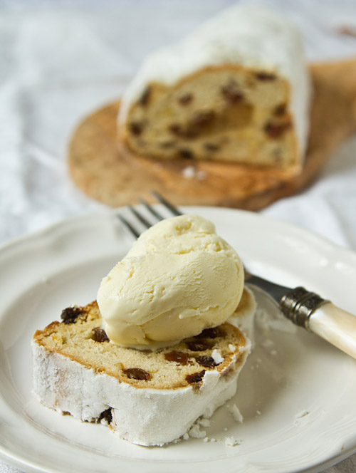 Holiday Almond Ice Cream