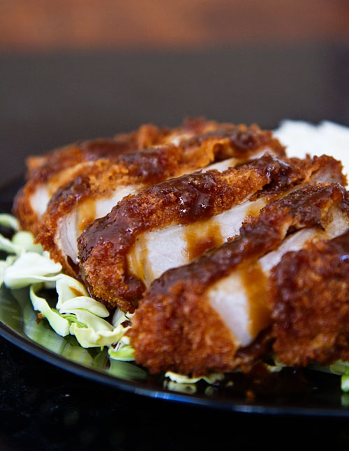 Miso Katsu (Japanese Breaded Pork Cutlet with Miso Sauce)