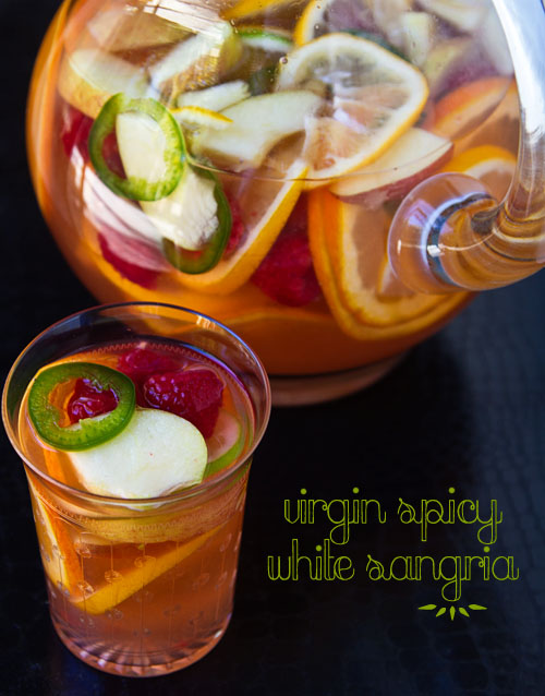 Virgin Spicy White Sangria for Fuji Happy Hour