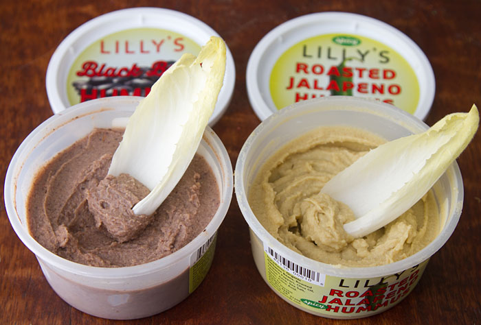 Lilly's Black Bean Hummus and Roasted Jalapeno Hummus