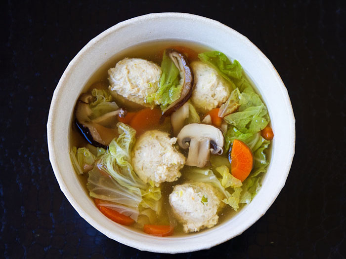 Passover-friendly Tori Tsukune Nabe