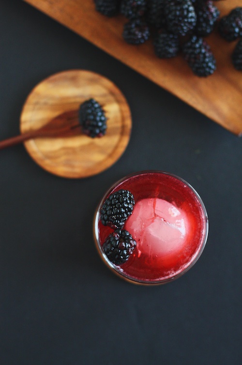 Blackberry Vanilla Cocktail