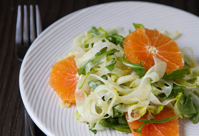 Endive, Arugula, Fennel and Orange Salad