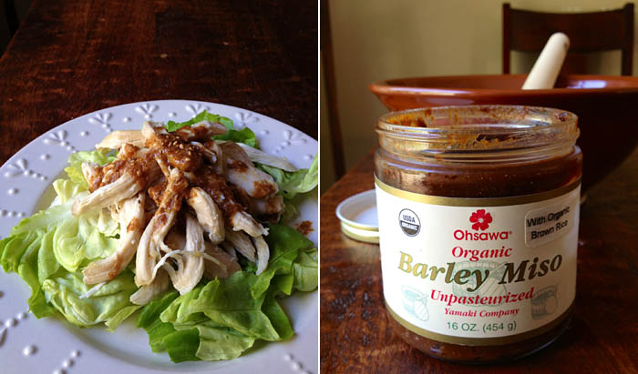 Nancy Hachisu's Chicken Salad and Ohsawa Organic Barley Miso