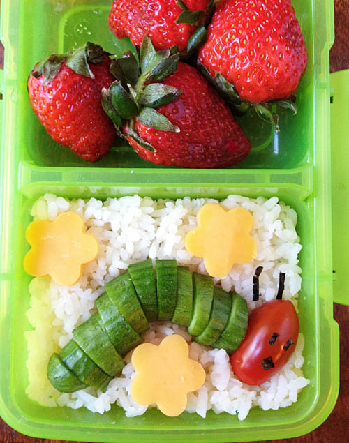 The Very Hungry Caterpillar Bento