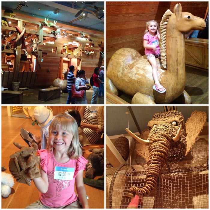 At the Skirball Center's Noah's Ark exhibit